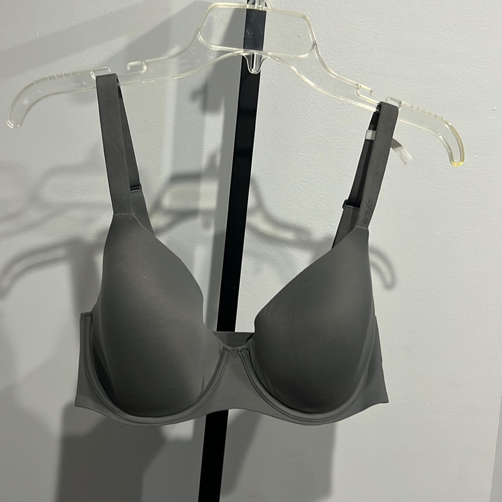 Aerie Real Feel Full Coverage Dark Gray Bra Size 34DD